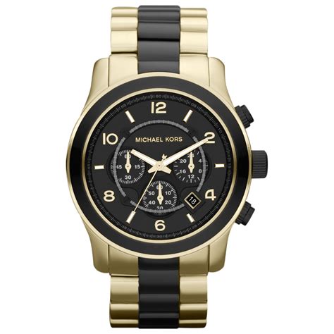 black face michael kors watch men& 39|Watches Black Michael Kors Mens Watches .